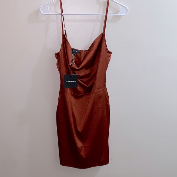Adjustable Strap Mini Dress, Sz. 6 - Picture 3 of 5